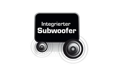 TechniSat Audiomaster BT - geintegreerde subwoofer